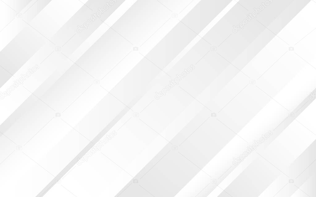 Abstract white oblique lines geometry subtle background vector illustration