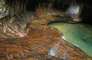 Metro manzarası, Zion Ulusal Parkı, Utah, Usa