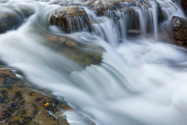 Jesienny Krajobraz Autrain Cascade Las Narodowy Hiawatha Górny Półwysep Michigan — Zdjęcie stockowe