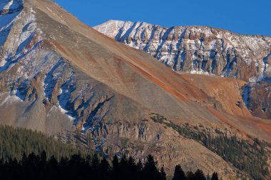 San Juan Dağları yakınlarındaki sonbahar manzarası, Colorado, Usa