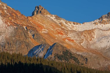 San Juan Dağları yakınlarındaki sonbahar manzarası, Lizard Head Pass, Colorado, Usa