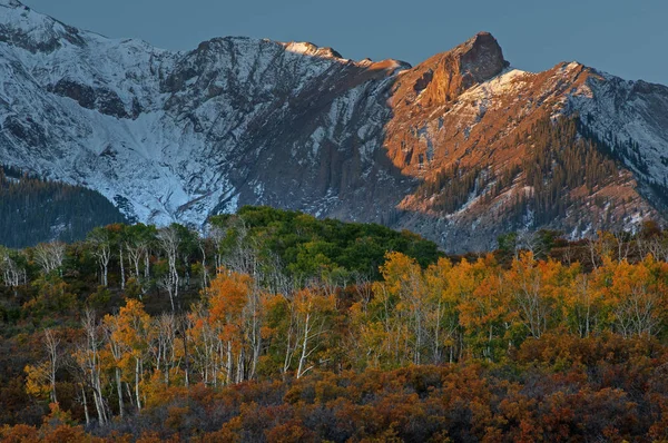 秋の風景 ダラスに分割し サンフアン山脈 コロラド州 — ストック写真