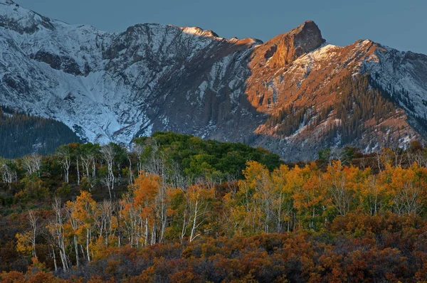 Paisagem Outono Dallas Divide San Juan Mountains Colorado Eua — Fotografia de Stock