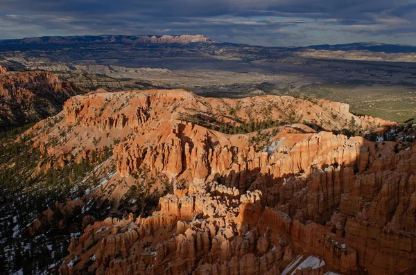 Krajobraz Bryce Punkt Zachodzie Słońca Hoodoos Bryce Canyon National Park — Zdjęcie stockowe