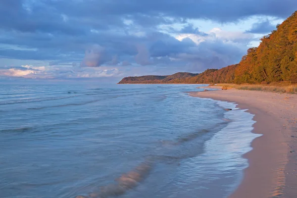 Summer Landscape Sunset Lake Michigan Shoreline Sleeping Bear Dunes National — Stock Photo, Image