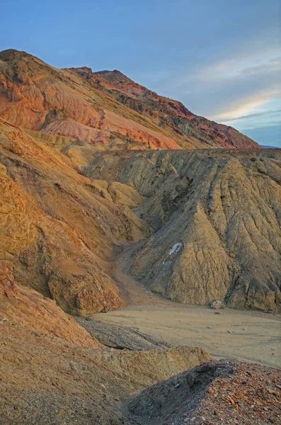 Woestijnlandschap Artist Palette Death Valley National Park California Verenigde Staten — Stockfoto