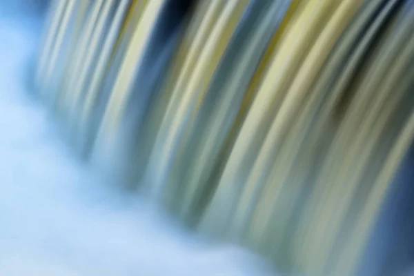 Bond Falls Cascade Captured Motion Blur Illuminated Reflected Color Sunlit — Stock Photo, Image