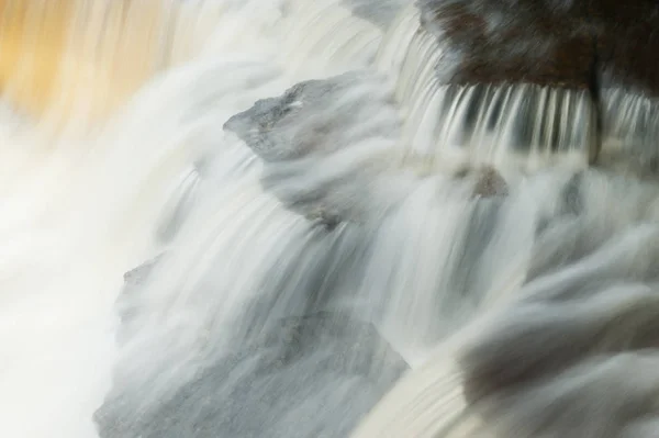 Landscape Whitefish Falls Ditangkap Dengan Gerakan Kabur Michigan Upper Peninsula — Stok Foto
