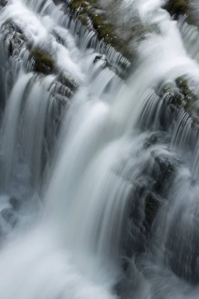 Landscape Waterfall Walden Creek Captured Motion Blur Great Smoky Mountains — Stock Photo, Image