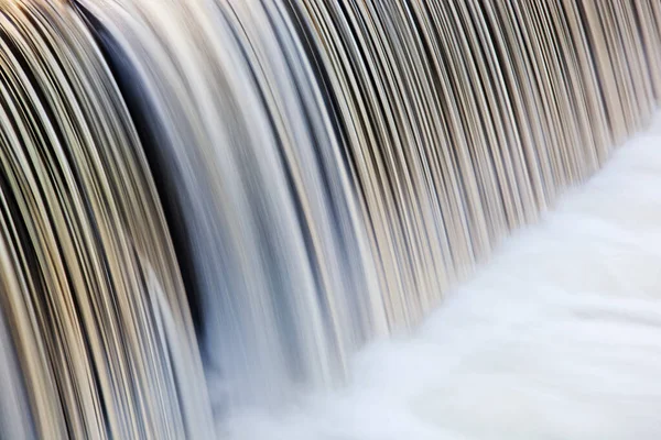 Landscape Portage Creek Cascade Captured Motion Blur Illuminated Reflected Color — Stock Photo, Image