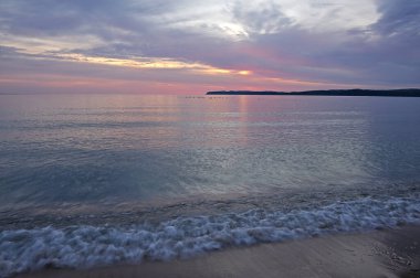 ayı bay ayı dunes Ulusal lakeshore, michigan Gölü, michigan, ABD uyku, uyku şafakta manzara