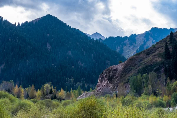 Tien Shan Mountains, Cazaquistão perto da cidade de Almaty — Fotografia de Stock