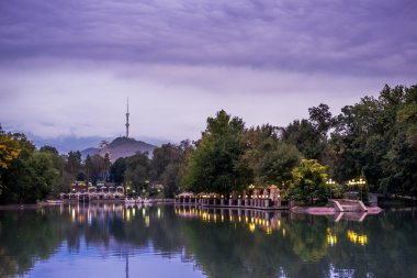 Kazakistan Almatı şehrinde Şehir Parkı