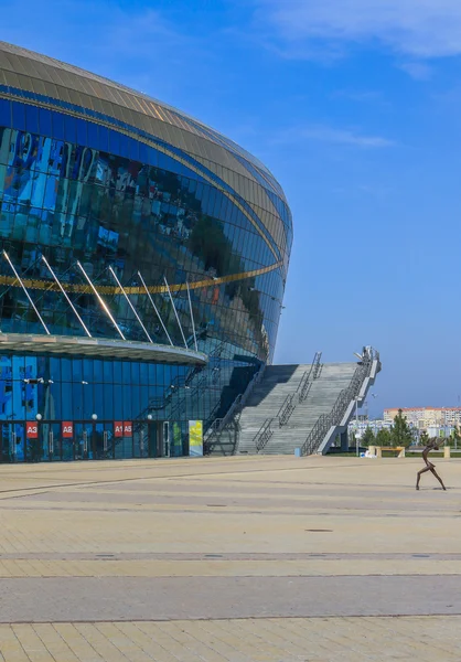 Almaty, Kasachstan - 12. Oktober 2016: Eisarena almaty arena wurde 2016 für die Winter-Universiade 2017 in almaty city gebaut. — Stockfoto