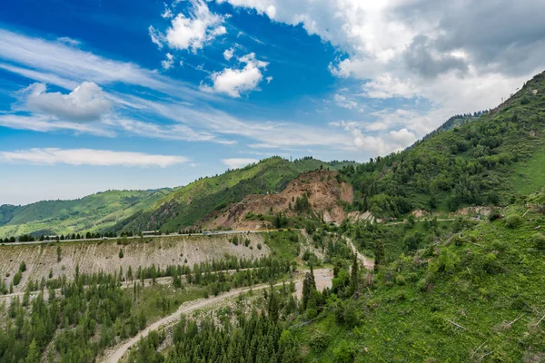 Mountains view in Almaty — Stock Photo, Image