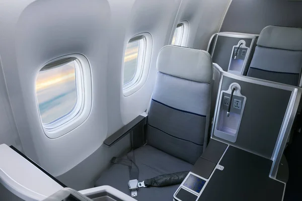 Empty Seats Window Aircraft — Stock Photo, Image