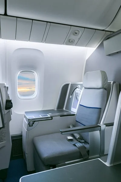 Empty Seats Window Aircraft — Stock Photo, Image