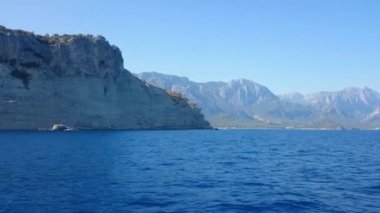 Akdeniz güzel sahil peyzaj