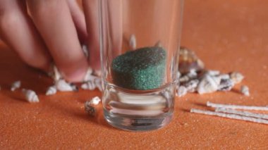 Timelapse of making gel candle