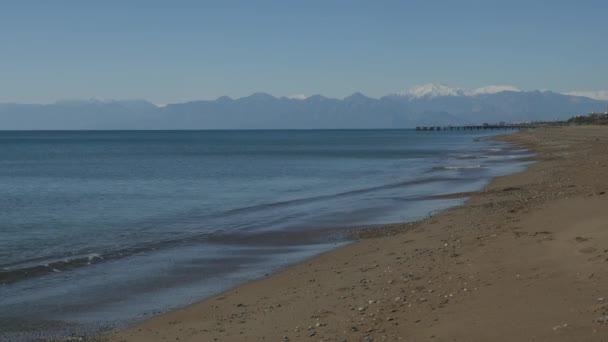 Beautiful Sea cape at daytime — стоковое видео