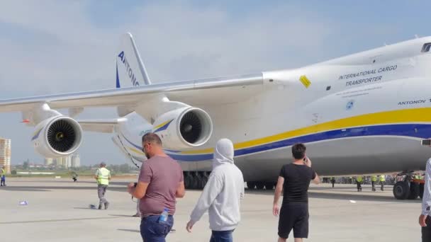 ANTALYA, TÜRKEI - 29. April 2018: Eurasia Air Show — Stockvideo