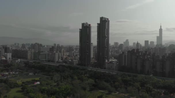 台北市の空撮 — ストック動画