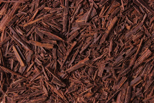 Fondo Virutas Chocolate Negro — Foto de Stock