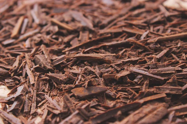 Black Chocolate Shavings Background — Stock Photo, Image