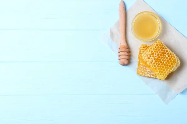 Honey Table Top View — Stock Photo, Image