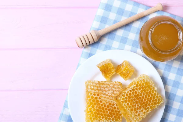 Honey Table Top View — Stock Photo, Image