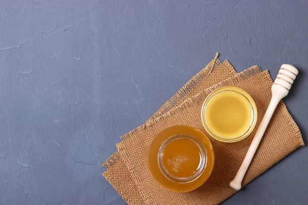 Honey Table Top View — Stock Photo, Image