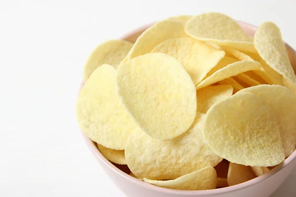 Potato Chips Table Snacks — Stock Photo, Image