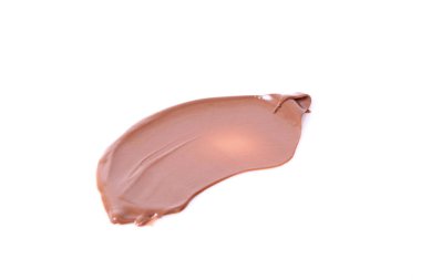 Beyaz üzerine izole edilmiş çikolata ezmesi