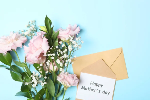 Квіти Подарунки Столі Березня Концепція День Матері Жіночий День День — стокове фото