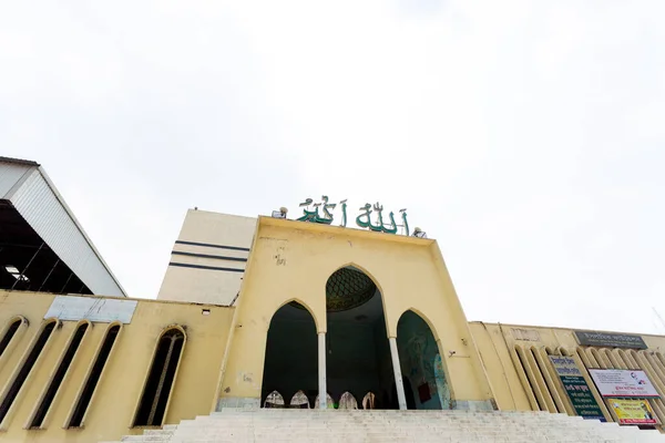 Font Side Angle Views Baitul Mukarram National Mosque Now Empty — Fotografia de Stock