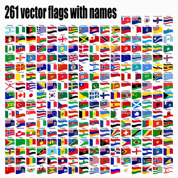 Flags of the world — Stock Vector