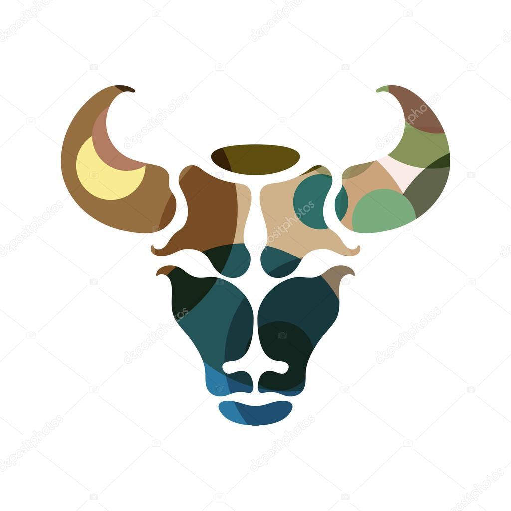 Taurus zodiac Sign, vector illustration