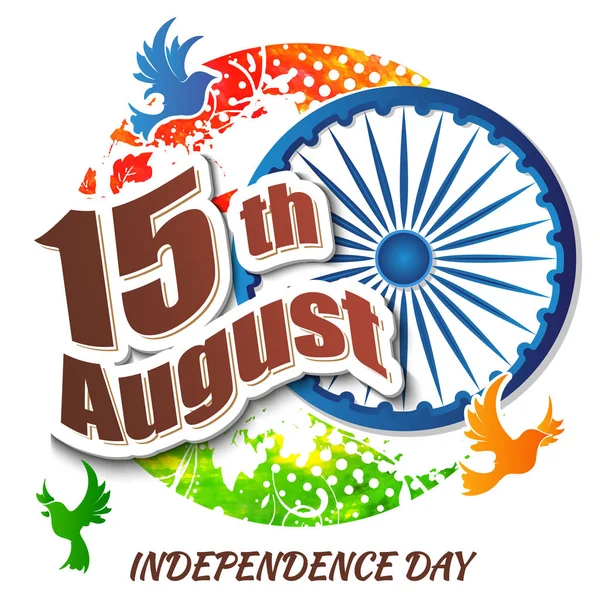 stock vector Indian Independence day