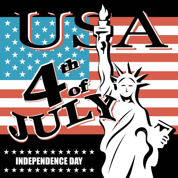 Ημέρα Ανεξαρτησίας ΗΠΑ — Διανυσματικό Αρχείο