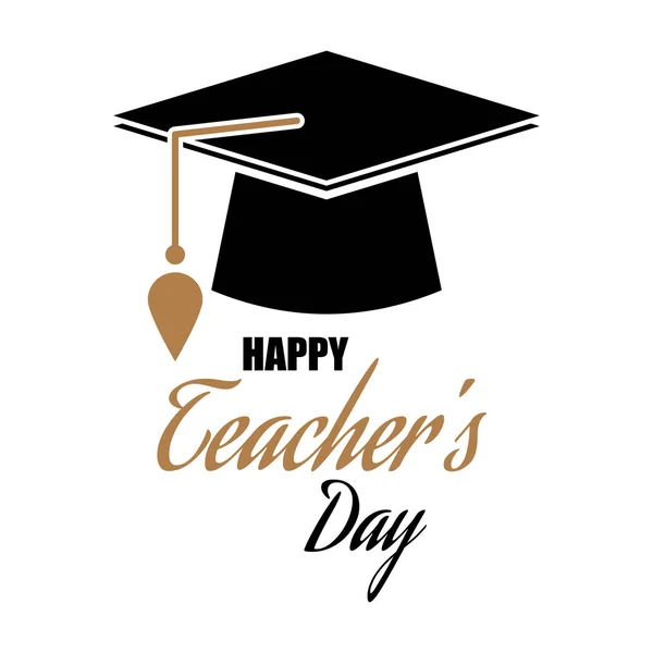 Happy Teacher's Day — Stock Vector