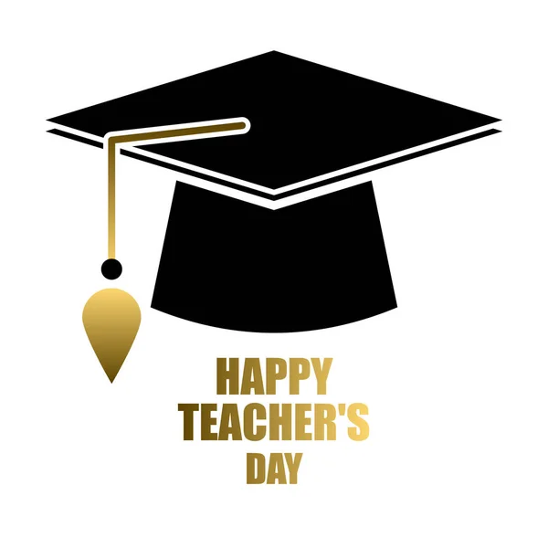 Happy teacher 's day — стоковый вектор