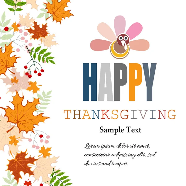 Happy Thanksgiving Day Poster  Free Cards Template - Piktochart