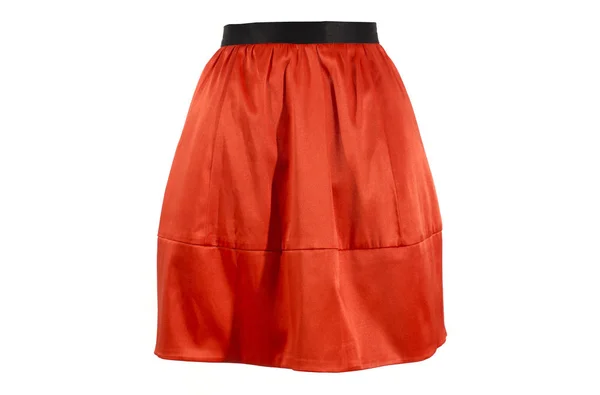 Orange skirt isolated on white background. — Stock Photo, Image