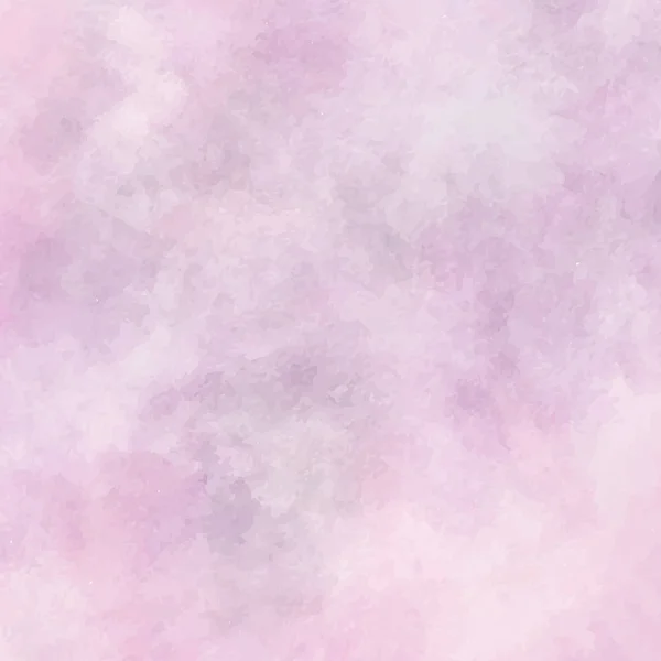 Fondo de acuarela pintado a mano abstracto en colores rosados, ilustración vectorial — Vector de stock