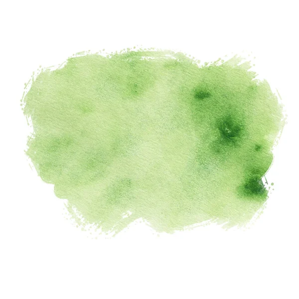 Текстура зеленый акварель живопись - с пространством для вашего дизайна — стоковое фото