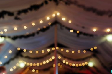 Restorandaki müşteri Bokeh ile arka planı bulanık