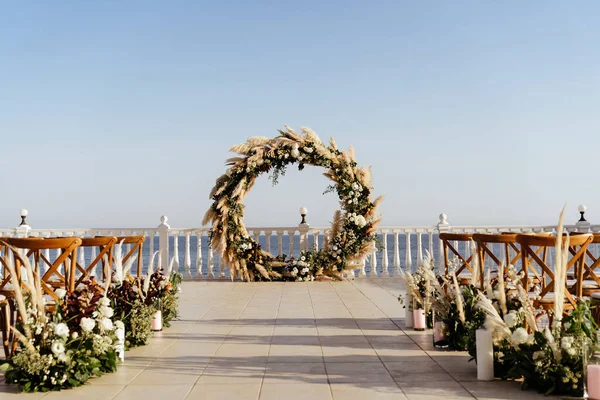 Decorations for the wedding ceremony. — Stock Photo, Image