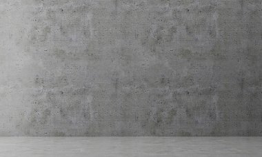 3D illüstrasyon Boş pavyon, iç görselleştirme.