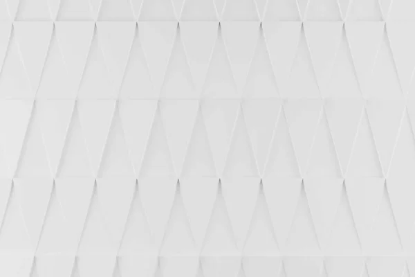 Απόδοση Λευκό Σχήμα Τριγώνου Αφηρημένο Φόντο Μοτίβο — Φωτογραφία Αρχείου