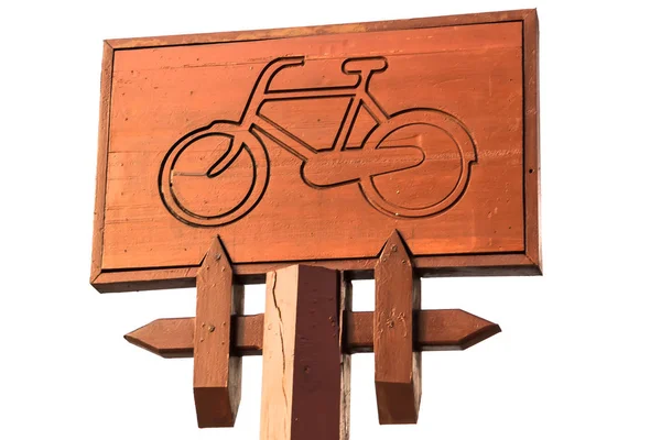 Tecken på cykel — Stockfoto